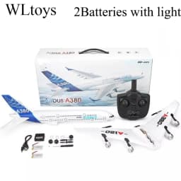Top WLtoys Airbus A380 Airplane Toys 2.4G 3Ch RC Airplane Fixed Wing Outdoor Flying Toys Drone A120-A380 RC Plane Toys For Adult