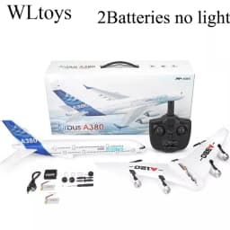 Top WLtoys Airbus A380 Airplane Toys 2.4G 3Ch RC Airplane Fixed Wing Outdoor Flying Toys Drone A120-A380 RC Plane Toys For Adult