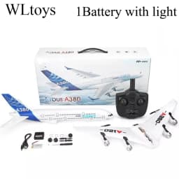 Top WLtoys Airbus A380 Airplane Toys 2.4G 3Ch RC Airplane Fixed Wing Outdoor Flying Toys Drone A120-A380 RC Plane Toys For Adult