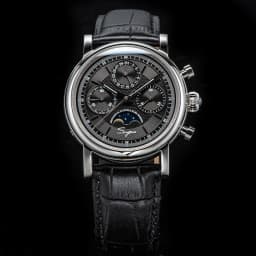 Sugess Pilot Chronograph Mechanical Watches Men Waterproof Original ST1908 Movement Moon Phase Calendar Wristwatch Swanneck 2022