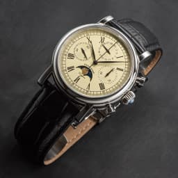 Sugess Pilot Chronograph Mechanical Watches Men Waterproof Original ST1908 Movement Moon Phase Calendar Wristwatch Swanneck 2022