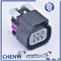 6 Pin Automotive Waterproof Connector Throttle Motor Drive wire harness Plug Socket 15355297 15418498 For BUICK Chevrolet