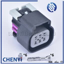 6 Pin Automotive Waterproof Connector Throttle Motor Drive wire harness Plug Socket 15355297 15418498 For BUICK Chevrolet