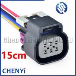 6 Pin Automotive Waterproof Connector Throttle Motor Drive wire harness Plug Socket 15355297 15418498 For BUICK Chevrolet