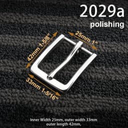 1piece Stainless Steel Belt Buckle Pin Buckle Half Buckle for Leather Craft Waistband Parts DIY Hardware Accessories