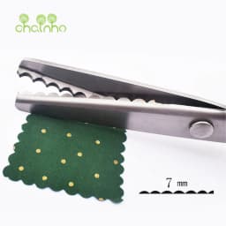Zigzag And Wavy Shape Sewing Tailor Scissor,Boxed Round & Sawtooth Shape Scissors,For DIY Sewing Shears Fabric or Leathers,TL02