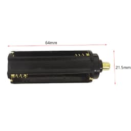 2Pcs Plastical Battery Holder Box Case 3 AAA To 18650 Battery Converter