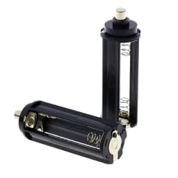 2Pcs Plastical Battery Holder Box Case 3 AAA To 18650 Battery Converter