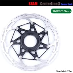 SRAM CenterLine Disc Brake Rotor Center Lock 200mm 180mm 160mm 140mm Center Line Discs Rotors Without Lockring