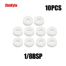 1/8BSP(1/8NPT) /M10/M8 PTFE Gasket Washer Air Seal Sealing O Rings for Pressure Gauge Quick Fitting Coupler Socket