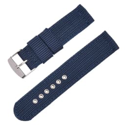 16mm 18mm 20mm 22mm 24mm Waterproof Watch Band Soft and Comfortable Nylon Strap Universal Replacement Canvas Watchband
