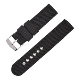 16mm 18mm 20mm 22mm 24mm Waterproof Watch Band Soft and Comfortable Nylon Strap Universal Replacement Canvas Watchband