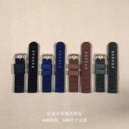 16mm 18mm 20mm 22mm 24mm Waterproof Watch Band Soft and Comfortable Nylon Strap Universal Replacement Canvas Watchband