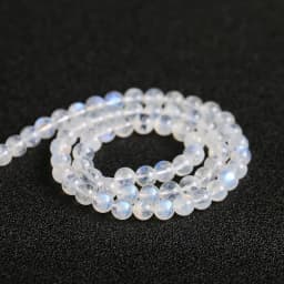 Natural Blue Flash Moonstone Beads High Quality Round Loose Spacer Gemstone For Jewelry Making Diy Bracelet Necklace Accessories