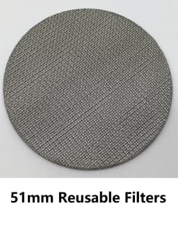 SUS304 Bottomless-Filter Holder Portafilter 60mm 15-20bar for Espresso Coffee Maker Parts Inner 51mm Portafilter