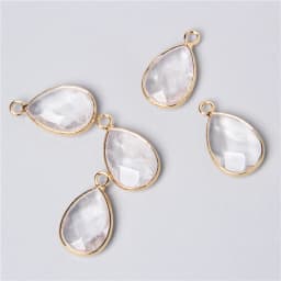 3pcs/set Natural Aventurine Rose Pink Quartzs Opal Stone Pendants Charm DIY Making Necklace Earrings For Women Exquisite Jewelry