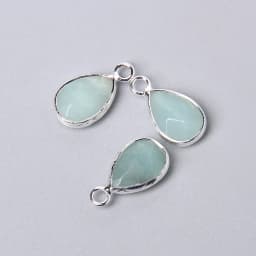 3pcs/set Natural Aventurine Rose Pink Quartzs Opal Stone Pendants Charm DIY Making Necklace Earrings For Women Exquisite Jewelry