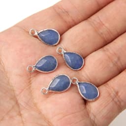 3pcs/set Natural Aventurine Rose Pink Quartzs Opal Stone Pendants Charm DIY Making Necklace Earrings For Women Exquisite Jewelry