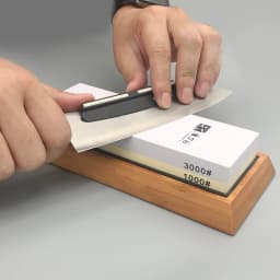 TAIDEA Sharpening Stone Kitchen Knife Sharpener With Angle Guide Bamboo Base Knives Grinder Grit 1000 3000# Whetstone Apex Edge