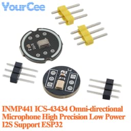 20pcs/1pc Ultra Small INMP441 ICS-43434 Omnidirectional Microphone Module I2S ISS MEMS High Precision 24 Bit Low Power for ESP32