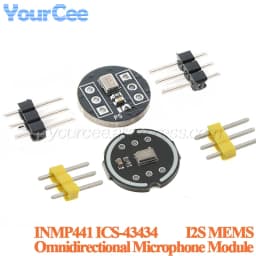20pcs/1pc Ultra Small INMP441 ICS-43434 Omnidirectional Microphone Module I2S ISS MEMS High Precision 24 Bit Low Power for ESP32