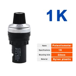 1K 2K 3K 5k 10k 20k 100k LA42DWQ Ohm Special Variable Frequency Speed Regulating Potentiometer Frequency Converter Switch