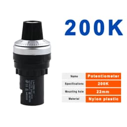 1K 2K 3K 5k 10k 20k 100k LA42DWQ Ohm Special Variable Frequency Speed Regulating Potentiometer Frequency Converter Switch