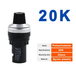 1K 2K 3K 5k 10k 20k 100k LA42DWQ Ohm Special Variable Frequency Speed Regulating Potentiometer Frequency Converter Switch