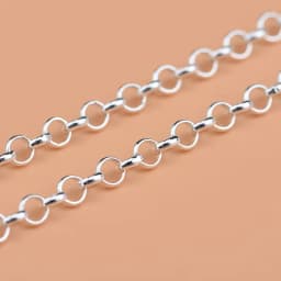 925 sterling silver semi-finished DIY chain chain bracelet bracelet anklet special pearl chain hand-beaded material accessories