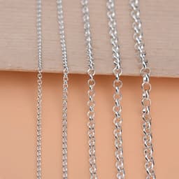 925 sterling silver semi-finished DIY chain chain bracelet bracelet anklet special pearl chain hand-beaded material accessories