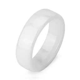 Fashion 2 Layers Black White Ceramic Crystal Wedding Rings For Women Wedding Jewelry Stainless Steel Rhinestone Engagement Gifts