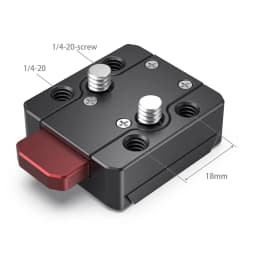 SmallRig Mini Lightweight  V-Lock Portable Assembly Quick Release Kit with 2 1/4-20 Mounting Holes for V-Mount Battery - MD2801