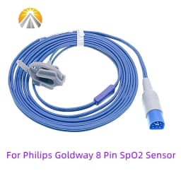 New M1191A SpO2 Sensor 8 Pin For Philips HP M3 M4 MP20 MP30 Goldway UT6000A G3 Reusable Adult Child Neonates Animal FHR Probe