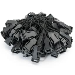20-100Pcs Mini Black Plastic Buckle Lanyard Buckle Head DIY Hand-Woven Mobile Phone Chain Luggage Hardware Jewelry Accessories