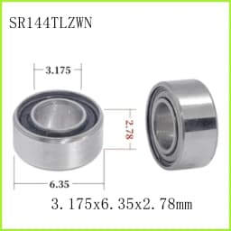 10pcs handpiece ceramic dental bearings SR144TLZWN 3.175x6.35x2.78mm For KV SMARTtorque S609C / S619C / S619 L DA55B2L-814