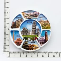 Italy Roma Colosseo fridge magnet Tourism Souvenir Resin Crafts Divid Magnetic Refrigerator Stickers home decor Collection Gifts