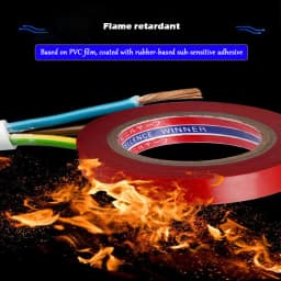 1PC 10 Meters Strong Electrical Tape Color Wear-resistant Lead-free Electrical Insulation Electrical Tape PVC Fame Retardant