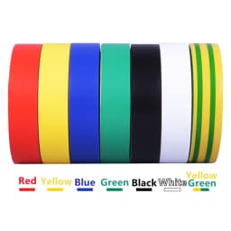 1PC 10 Meters Strong Electrical Tape Color Wear-resistant Lead-free Electrical Insulation Electrical Tape PVC Fame Retardant