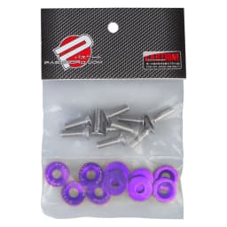 Universal 10 Pcs/Pack JDM Style Aluminum Fender Washers and Bolt for Honda Civic Integra RSX EK EG DC