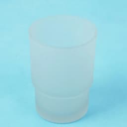 Toothbrush Cup Transparent and Matte Glass Tumbler Cup Bathroom Accessories YT-97