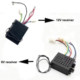 1Set 27MHZ 4CH Remote Controller Kit with 6V 12V Receiver Board for RC Kids Driving Children's Electric Cars Steering Control