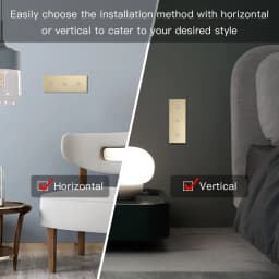 Bseed EU Standard Wall Touch Light Switch Triple 3Gang 1Way Wall Switches White Black Crystal Class Panel Switch 300W/Gang