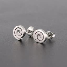 Stainless Steel Endless Spiral Fashion Earrings for Women 2020 Unique Swirl Earing Statement Party Jewelry Aretes