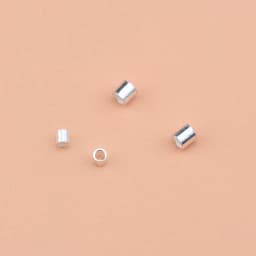 10pcs925 sterling silver diy jewelry accessories, locating beads, locating tubes, handmade beading material bracelet finishing a