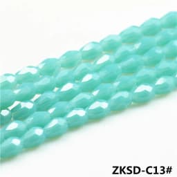 95Pcs/Lot Czech Glass Droplet 3X5MM Crystal Teardrop Beads DIY Making Crafts Material Beaded Chinese Jewelry Beading Wholesale