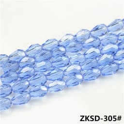 95Pcs/Lot Czech Glass Droplet 3X5MM Crystal Teardrop Beads DIY Making Crafts Material Beaded Chinese Jewelry Beading Wholesale