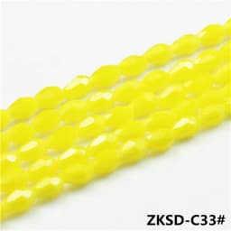 95Pcs/Lot Czech Glass Droplet 3X5MM Crystal Teardrop Beads DIY Making Crafts Material Beaded Chinese Jewelry Beading Wholesale