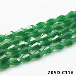 95Pcs/Lot Czech Glass Droplet 3X5MM Crystal Teardrop Beads DIY Making Crafts Material Beaded Chinese Jewelry Beading Wholesale