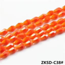 95Pcs/Lot Czech Glass Droplet 3X5MM Crystal Teardrop Beads DIY Making Crafts Material Beaded Chinese Jewelry Beading Wholesale