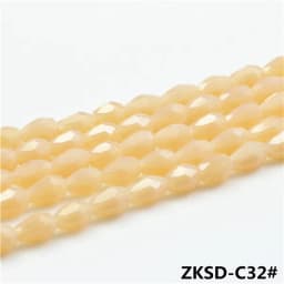 95Pcs/Lot Czech Glass Droplet 3X5MM Crystal Teardrop Beads DIY Making Crafts Material Beaded Chinese Jewelry Beading Wholesale